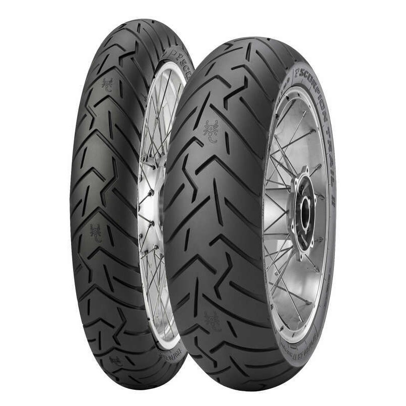 Pneu PIRELLI SCORPION TRAIL II (F) 110/80 R 19 M/C 59V TL Pneu PIRELLI SCORPION TRAIL II (F) 110/80 R 19 M/C 59V TL