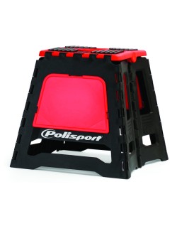 Lève-moto fixe POLISPORT repliable rouge CR/noir
