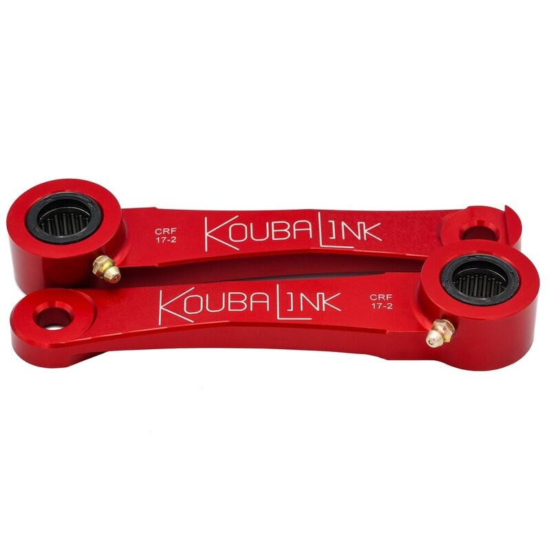 Kit de rabaissement de selle KOUBALINK (-25 mm) - rouge Kit de rabaissement de selle KOUBALINK (-25 mm) - rouge
