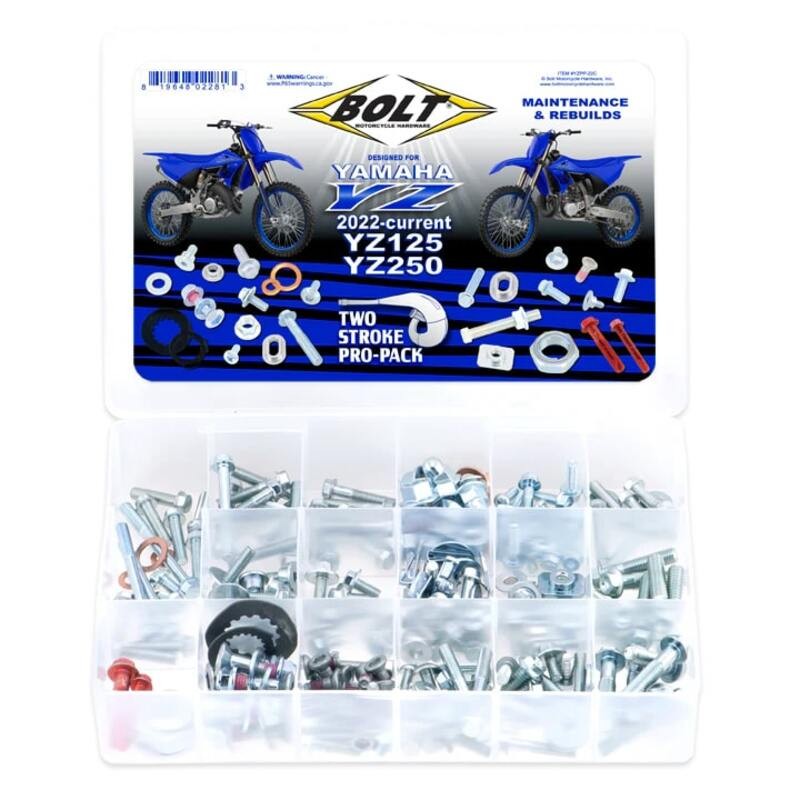 Kit visserie plastiques BOLT Pro Pack Kit visserie plastiques BOLT Pro Pack