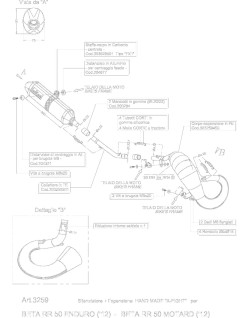 EXHAUST X-FIGHT BETA RR 50 EN 