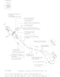 EXHAUST X-FIGHT RIEJU MRT 50/S
