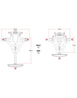 Support de plaque HIGHSIDER Pro Akron-RS