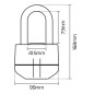 Antivol chaîne OXFORD Boss Alarm 16mm Antivol chaîne OXFORD Boss Alarm 16mm
