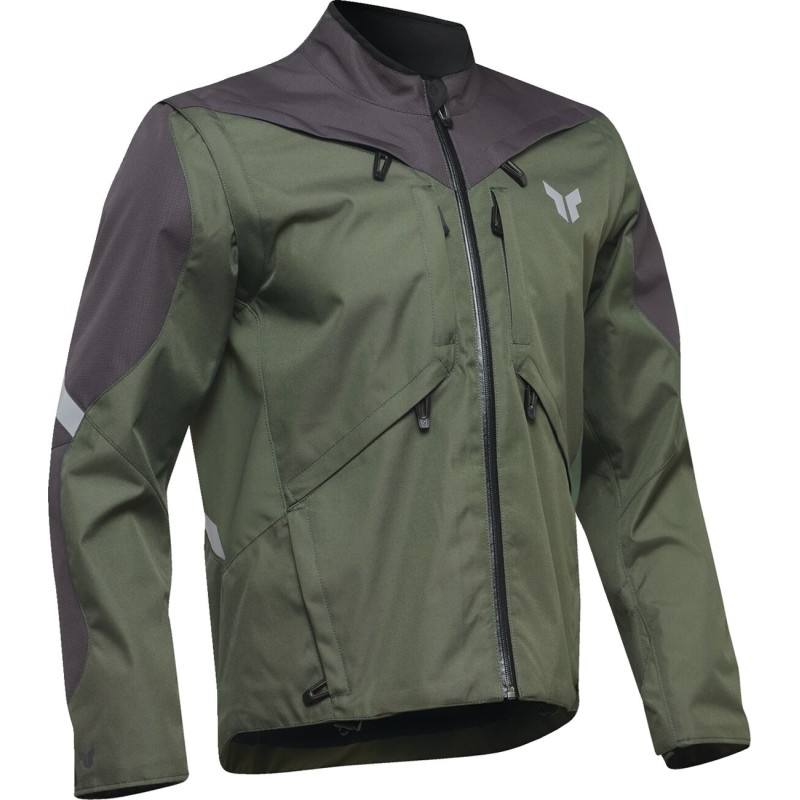 JACKET TERRAIN ARMY/CHARCOAL S