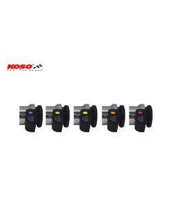KOSO heated grips Titan-X for Harley Davidson with electronic throttle grip, black