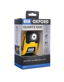 Bloque-disque alarme OXFORD XA10 - Ø10mm jaune/noir