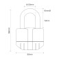 Antivol chaîne OXFORD Boss Alarm 16mm + chaine 12X2.0 Antivol chaîne OXFORD Boss Alarm 16mm + chaine 12X2.0