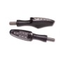 KOSO LED-Indicator Z1 , Black, Smoke, E-mark
