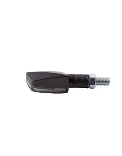 SHIN YO LED Indicator/Front Position Light FORMULA-TS, Black, Smoke, Pair