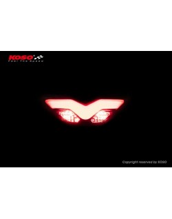 KOSO Led-Taillight, Smoke GT-03, e-mark.