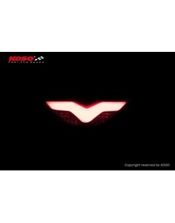 KOSO Led-Taillight, Smoke GT-03, e-mark.