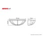 KOSO Led-Taillight, Smoke GT-03, e-mark.