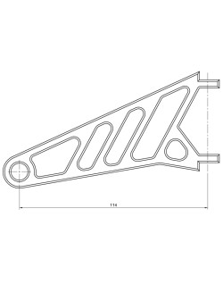 HIGHSIDER Lamp holder set long for 47-49-50-52-54 mm