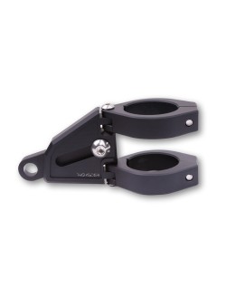 HIGHSIDER CNC aluminium lamp holder set EXTEND for í˜ 38-41 mm, length adjustable, black