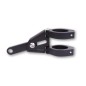 HIGHSIDER CNC aluminium lamp holder set EXTEND for í˜ 42-43 mm, length adjustable, black