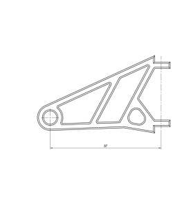 HIGHSIDER CNC lamp holder set for 42-43 mm