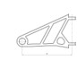 HIGHSIDER CNC lamp holder set for 42-43 mm