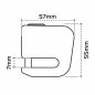 Bloque-disque OXFORD XA5 Alarm - noir Bloque-disque OXFORD XA5 Alarm - noir
