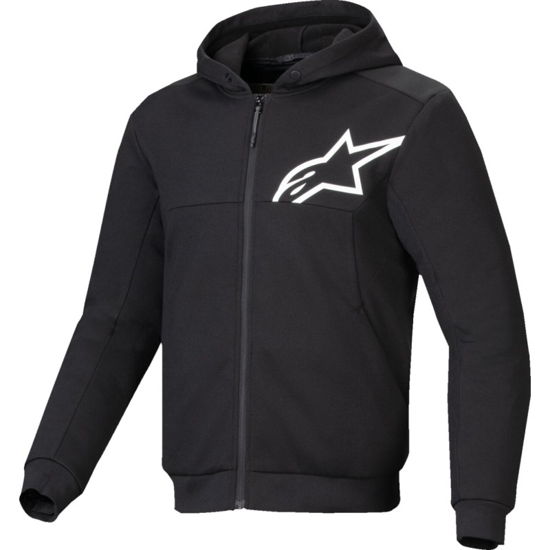 JACKET/HOODIE CHROME V2 BLK/WH