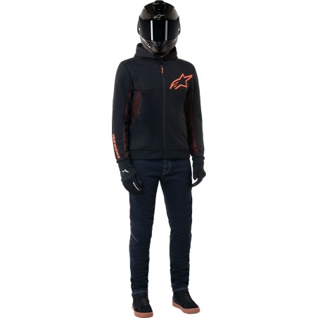 JACKET/HOODIE CHROME AIR BLK/R