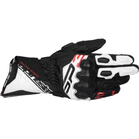 GLOVE SP-3 BLK/WHT/RD FLUO XL