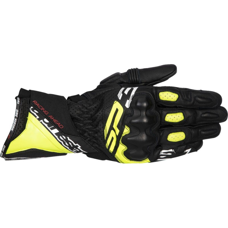 GLOVE SP-3 BLK/FLUO YEL/WHT 2X