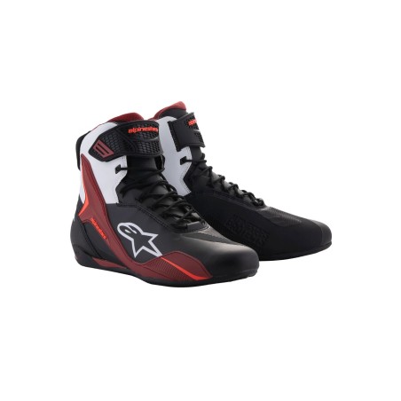 SHOES FASTER-4 BK/WH/DK RD 11.