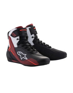 SHOES FASTER-4 BK/WH/DK RD 12