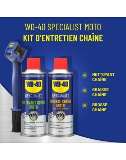 Kit d'entretient de chaîne WD-40 Specialist - 2x Spray 400ml