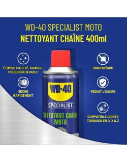 Kit d'entretient de chaîne WD-40 Specialist - 2x Spray 400ml