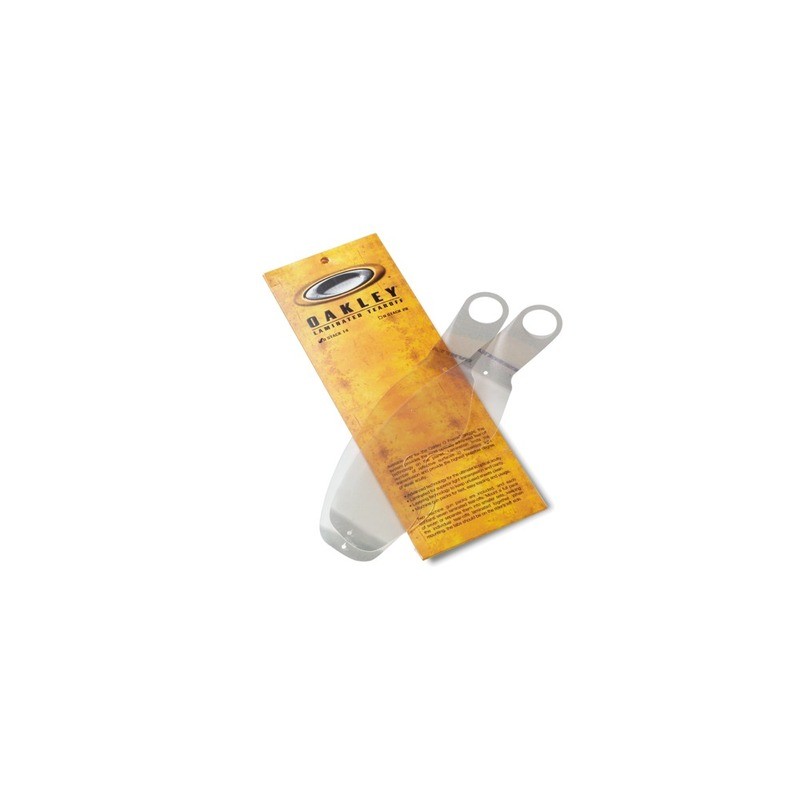 Pack 14 tear-offs laminés OAKLEY O-Frame transparent Pack 14 tear-offs laminés OAKLEY O-Frame transparent