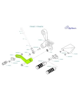 Ensemble levier de vitesse LIGHTECH arrière FTRYA007 / FTRYA007W