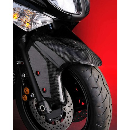 Garde-boue avant LIGHTECH carbone brillant