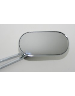 HIGHSIDER smart Handlebar mirror, oval, chrome