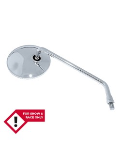 HIGHSIDER smart Handlebar mirror, round, long stem. right
