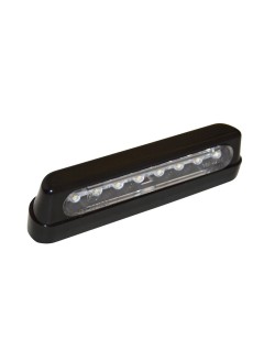 HIGHSIDER smart LED license plate light, ABS black, long