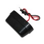 HIGHSIDER smart LED license plate light, ABS black