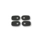 HIGHSIDER smart Mounting plates INDY SPACER for various KAWASAKI Z750/,ZX10R,ER6 F/N, black, Set