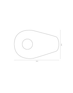HIGHSIDER smart Alu mounting plates INDY SPACER for YAMAHA MT 07/09/10, set