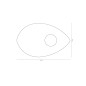 HIGHSIDER smart Alu mounting plates INDY SPACER for HONDA, Set