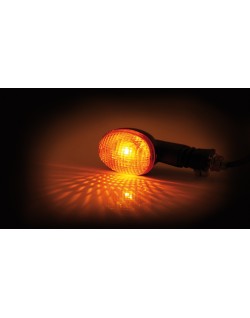 HIGHSIDER smart Mini turn signal, oval, black
