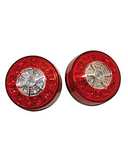 HIGHSIDER smart LED rear light, brake light, turn signal for ATV, black