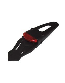 HIGHSIDER smart LED taillight, red glass, with universal rear plastic in black