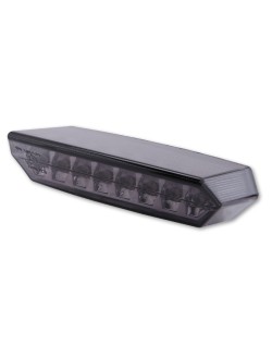 HIGHSIDER smart BOSTON LED tail light, black base plate, tinted glass