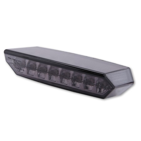 HIGHSIDER smart BOSTON LED tail light, black base plate, tinted glass