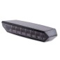 HIGHSIDER smart BOSTON LED tail light, black base plate, tinted glass