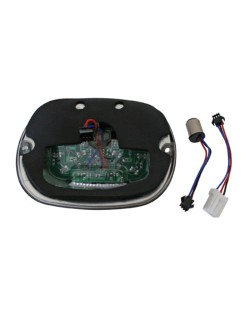 HIGHSIDER smart LED taillight, tinted glass and chrome reflector, for many HD models 1973-1998