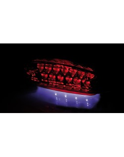 HIGHSIDER smart LED taillight MONSTER, red glass, E-approved