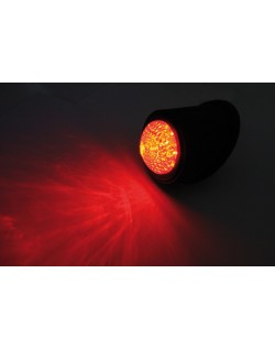 HIGHSIDER smart LED taillight OLD SCHOOL TYP1, black, red glass, E-approved
